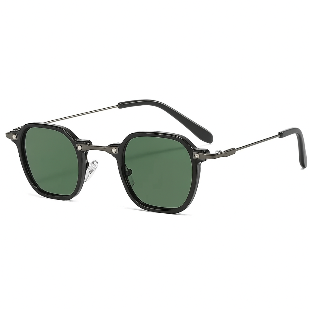 Square Rivets Gradient UV400 Sunglasses Men Shades Vintage Outdoor Sport Driving Sun Glasses Women Ocean Lens Trending Eyewear